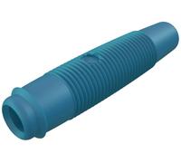 Fiche banane femelle Ø de la broche: 4 mm SKS Hirschmann KUN 30 Au 931804702 bleu 1 pc(s)