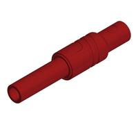 Fiche banane femelle de sécurité Ø de la broche: 4 mm SKS Hirschmann KUN S 934096101 rouge 1 pc(s)