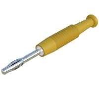 Fiche banane Hirschmann Test & Measurement MSTF 2 ge 938420103 mâle, droit Ø de la broche: 2 mm jaune