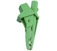 Fiche banane HT Instruments 5004-IECV banane femelle, femelle 4 mm, enfichable 4 mm, pince crocodile CAT III 1000 V vert 1 pc(s)