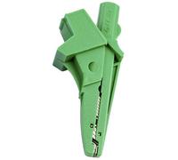 Fiche banane HT Instruments 5004-IECV banane femelle, femelle 4 mm, enfichable 4 mm, pince crocodile CAT III 1000 V vert 1 pc(s)