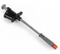 Fiche banane HT Instruments 6007-IECN banane femelle, femelle 4 mm, enfichable 4 mm, pince crocodile CAT III 1000 V noir 1 pc(s)