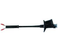 Fiche banane HT Instruments 6009-IECR banane femelle, femelle 4 mm, enfichable 4 mm, pince crocodile CAT III 1000 V rouge 1 pc(s)