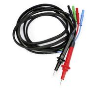 Fiche banane HT Instruments KIT Kelvin banane femelle, femelle 4 mm, enfichable 4 mm vert 1 pc(s)