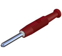 Fiche banane mâle Ø de la broche: 2 mm SKS Hirschmann MST 3 973509101 rouge