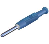 Fiche banane mâle Ø de la broche: 2 mm SKS Hirschmann MST 3 973509102 bleu