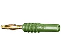 Fiche banane mâle Ø de la broche: 2 mm Stäubli SLS205-L 22.2618-25 vert