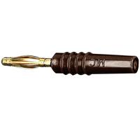 Fiche banane mâle Ø de la broche: 2 mm Stäubli SLS205-L 22.2618-27 marron