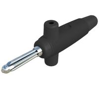Fiche banane mâle Ø de la broche: 4 mm Hirschmann Test & Measurement Buela 300 K 931667100 noir