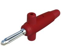 Fiche banane mâle Ø de la broche: 4 mm Hirschmann Test & Measurement Buela 300 K 931667101 rouge