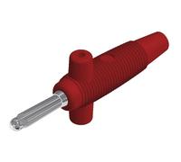Fiche banane mâle Ø de la broche: 4 mm SKS Hirschmann Buela 300 K 931667101 rouge 1 pc(s)