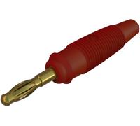 Fiche banane mâle Ø de la broche: 4 mm SKS Hirschmann LAS 30 972518701 rouge 1 pc(s)