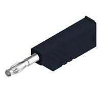Fiche banane mâle Ø de la broche: 4 mm SKS Hirschmann LAS N WS 934100100 noir 1 pc(s)