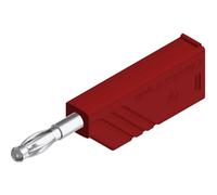 Fiche banane mâle Ø de la broche: 4 mm SKS Hirschmann LAS N WS 934100101 rouge 1 pc(s)