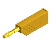 Fiche banane mâle Ø de la broche: 4 mm SKS Hirschmann LAS N WS Au 934100703 jaune 1 pc(s)