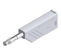 Fiche banane mâle Ø de la broche: 4 mm SKS Hirschmann LAS N WS weiß 934100107 blanc 1 pc(s)