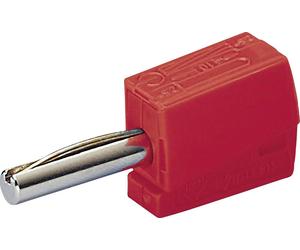 Fiche banane mâle Ø de la broche: 4 mm WAGO 215-212 rouge