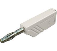 SKS Fiche banane mâle Hirschmann LAS N WS Au 934100707 Ø broche 4 mm Blanc 1 pc(s)
