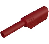 Fiche banane mâle de sécurité Ø de la broche: 2 mm Hirschmann Test & Measurement MST S WS 30 Au 975090701 rouge