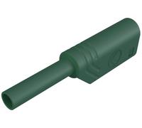 Fiche banane mâle de sécurité Ø de la broche: 2 mm SKS Hirschmann MST S WS 30 Au 975090704 vert 1 pc