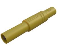 Fiche banane mâle de sécurité Ø de la broche: 4 mm Hirschmann Test & Measurement LAS S G 934097103 jaune 1 pc(s)