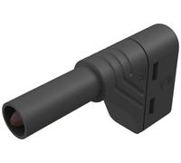Fiche banane mâle de sécurité Ø de la broche: 4 mm Hirschmann Test & Measurement LAS S W 934098100 noir 1 pc(s)