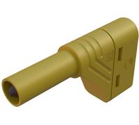 Fiche banane mâle de sécurité Ø de la broche: 4 mm Hirschmann Test & Measurement LAS S W 934098103 jaune 1 pc(s)