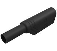 Fiche banane mâle de sécurité Ø de la broche: 4 mm Hirschmann Test & Measurement LAS S WS 934099100 noir 1 pc(s)