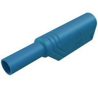 Fiche banane mâle de sécurité Ø de la broche: 4 mm SKS Hirschmann LAS S G 934099102 bleu 1 pc(s)