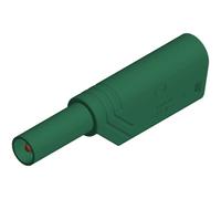 Fiche banane mâle de sécurité Ø de la broche: 4 mm SKS Hirschmann LAS S G 934099104 vert 1 pc(s)