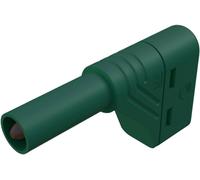 Fiche banane mâle de sécurité Ø de la broche: 4 mm SKS Hirschmann LAS S W 934098104 vert 1 pc(s)