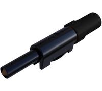 Fiche banane mâle de sécurité Ø de la broche: 4 mm SKS Hirschmann SLS 10 B 931824100 noir 1 pc(s)