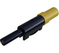 Fiche banane mâle de sécurité Ø de la broche: 4 mm SKS Hirschmann SLS 10 B 931824103 jaune 1 pc(s)