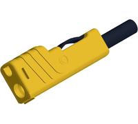 Fiche banane mâle de sécurité Ø de la broche: 4 mm SKS Hirschmann SLS 200 932153103 jaune 1 pc(s)