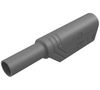 Fiche banane mâle de sécurité Ø de la broche: 4 mm Hirschmann Test & Measurement LAS S WS 934099106 gris 1 pc(s)