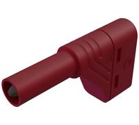 Fiche banane mâle de sécurité Ø de la broche: 4 mm SKS Hirschmann LAS S W 934098101 rouge 1 pc(s)