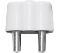 Fiche banane mâle double Ø de la broche: 2.6 mm BELI-BECO 61/15ws blanc