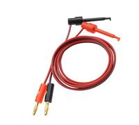 Fiche banane professionnelle vers crochet électrique - Câble pour utilisation d'instrumentation et outils électriques - Outil de mesure électrique