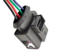 Fiche Bobine D'allumage Compatible Avec 4 Broches Connecteur Bobine D'allumage Prise Fil Câblage Queue Cochon 4D0971994 0090-630(10PCS)