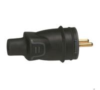 Fiche borne à vis 2P+T 16A IP44 - LEGRAND - 050445 - Noir - Thermoplastique