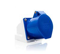 Fiche caravane 3 pôles 16 A/32 A 240 V Courant rotatif Prises à courant fort IP44 Utilisation industrielle