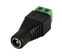 FICHE CC ALIMENTATION CHARGEUR 5.5 x 2.1mm FEMELLE VERS CONNEXION A VIS 25V 4A