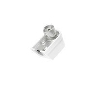 Fiche coaxiale antenne femelle, angle coaxial 90°, vissable