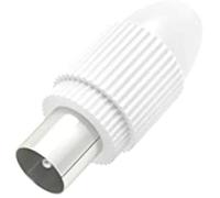 Fiche coaxiale antenne mâle - HAMA - Verrouillable - Montage simple - Blindage complet - Compatible câble TV