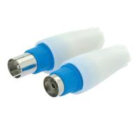 Fiche coaxiale droite - Dhome - Ø9,52mm - 1 femelle / 1 mâle - 1 m - Câble d'antenne