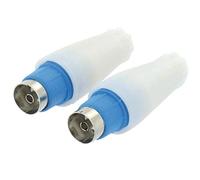 Fiche coaxiale - Droite - Dhome -Mâle - diamètre 9,52 mm - Boîte de 2