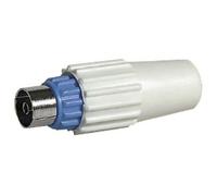 Fiche coaxiale - LEGRAND - 9,52 mm - Droite - Antenne télévision - Rallonges télévision