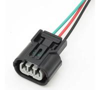 Fiche Connecteur D'Allumage Compatible Avec Accord Pour Civic Pour CR-V 6189-0887 HX 040 Adaptateur De Prise Étanche À 3 Broches Connecteur De Bobine D'allumage(15cm wire B)