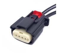 Fiche Connecteur D'Allumage Compatible Avec Ford 33471-0401 Connecteurs Câbles Électriques À 4 Broches Pour Phares Voiture Bobine D'allumage Faisceau Câbles(4Pin Female)