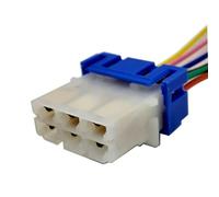 Fiche Connecteur D'Allumage Compatible Avec Hyundai Pour IX25 Pour IX35 Pour Santa Fe DJ70622-6.3-21 Connecteur De D'allumage De Voiture À 6 Broches